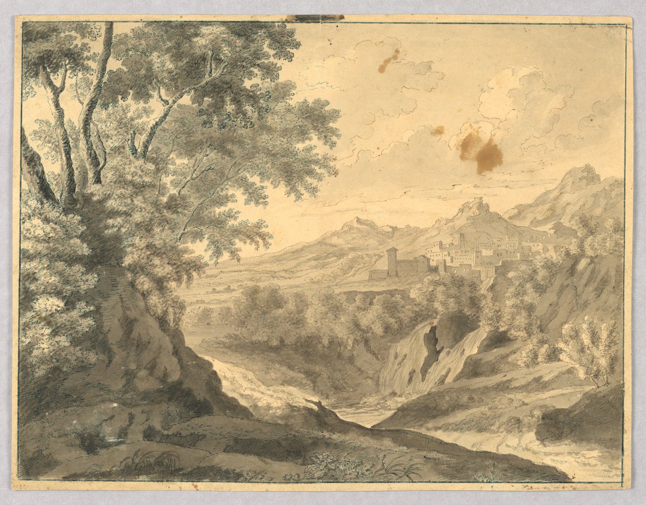 Paisagem montanhosa de Unknown artist