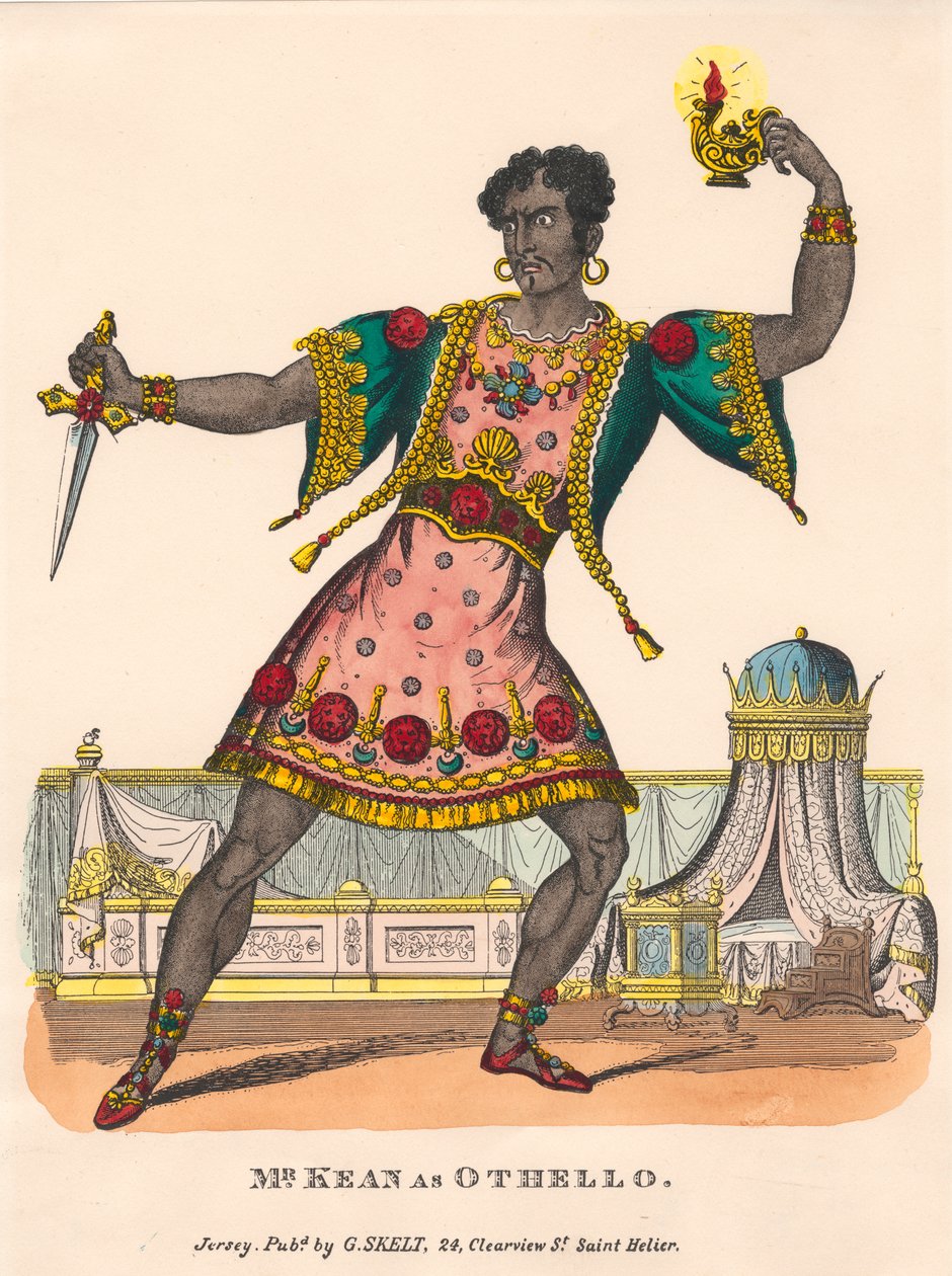 Sr. Kean como Othello de Unknown artist