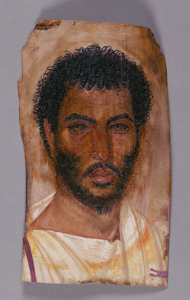 Múmia Retrato de um homem barbudo de Unknown artist