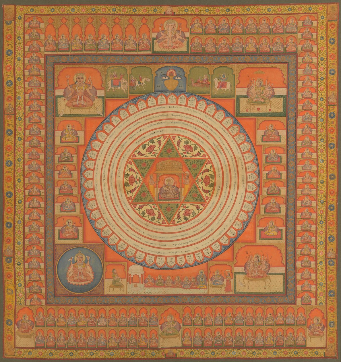 Diagrama místico (Yantra) de Unknown artist