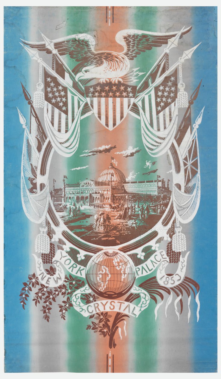 Palácio de Cristal de Nova York, 1853 de Unknown artist