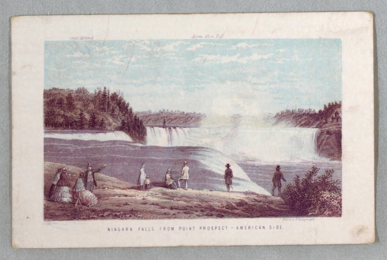 Niagara Falls From Point Prospect - Lado Americano das Cataratas do Niágara: Sendo um Guia Completo de Unknown artist