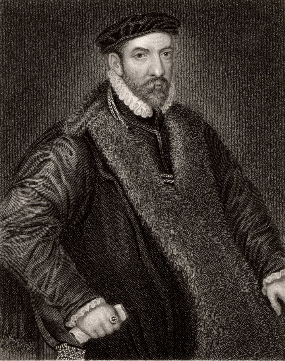 Nicholas Bacon (1509-1579) de Unknown artist