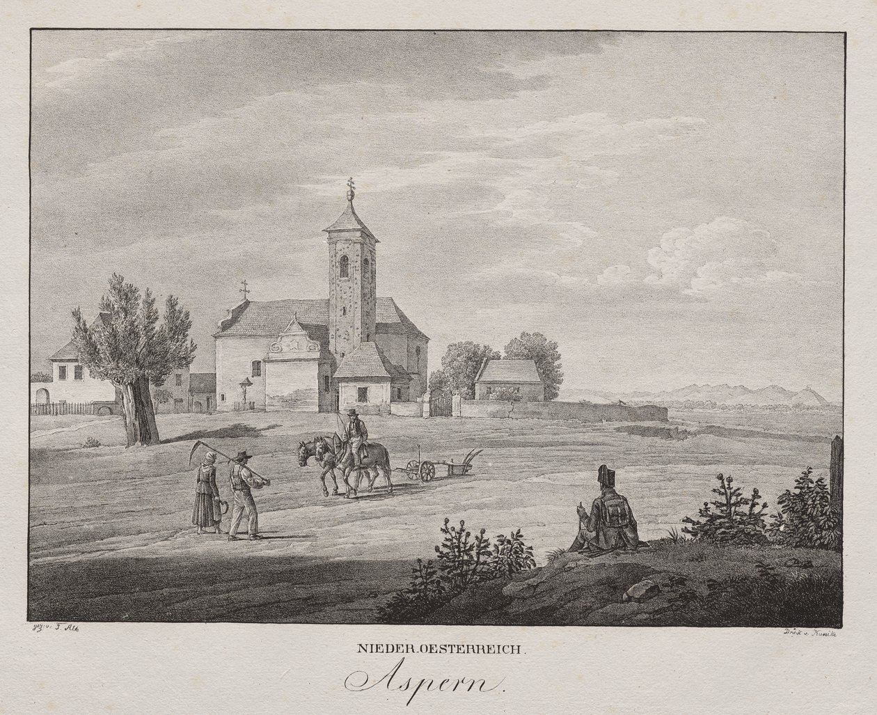 Baixa Áustria, Aspern de Unknown artist