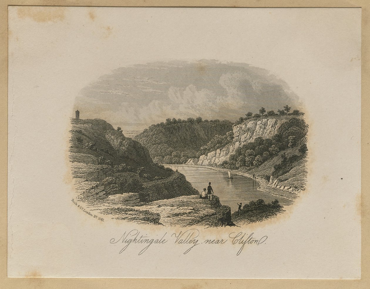 Vale de Nightingale, perto de Clifton de Unknown artist