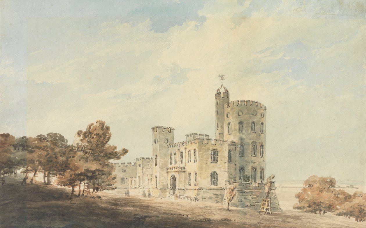 Castelo Norris, Ilha de Wight de Unknown artist