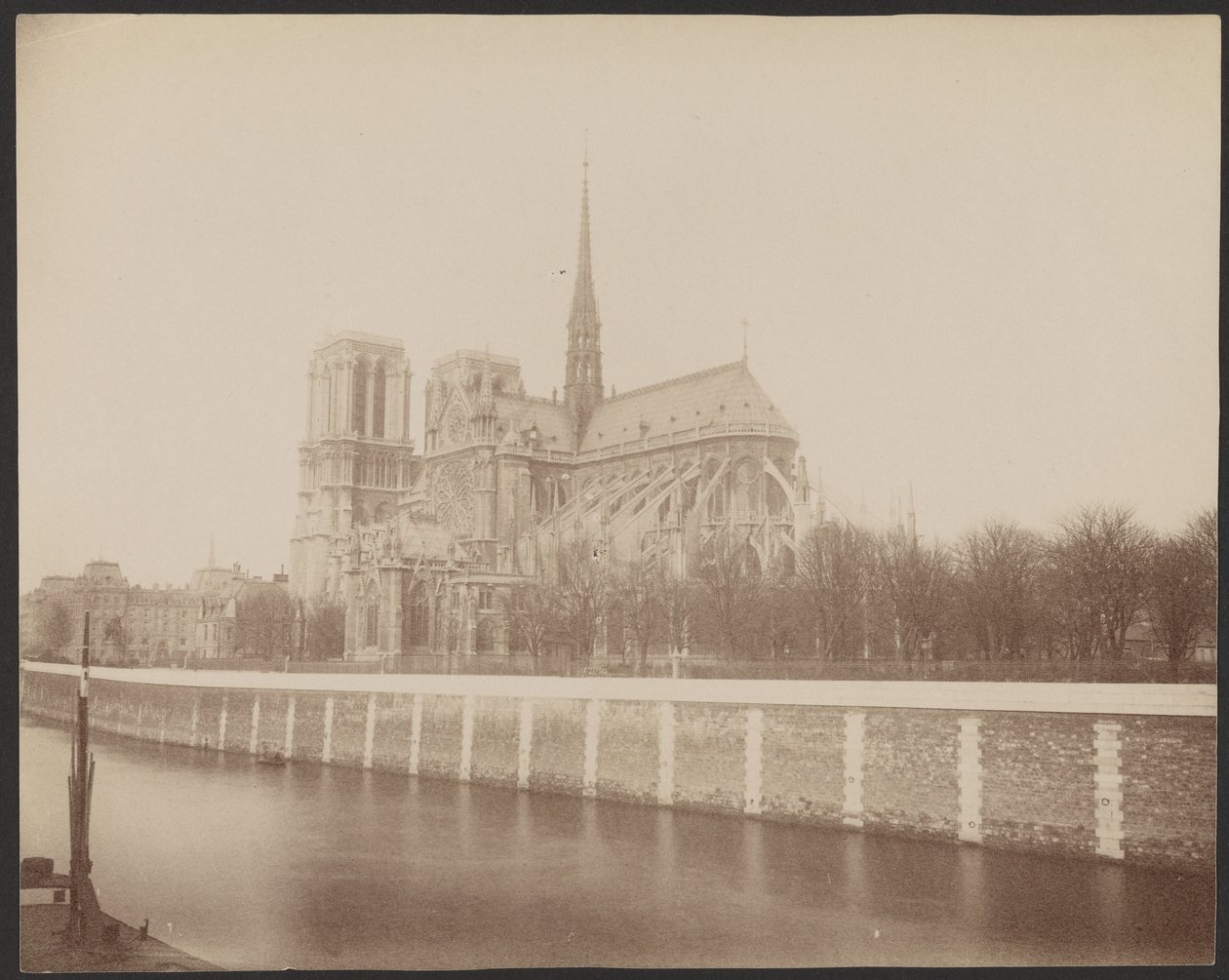 [Notre-Dame vista do Sena]. de Unknown artist