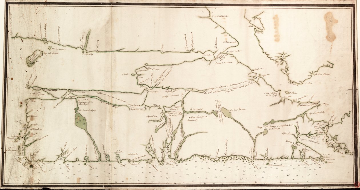 Nova Escócia, c.1760 (papel) de Unknown artist