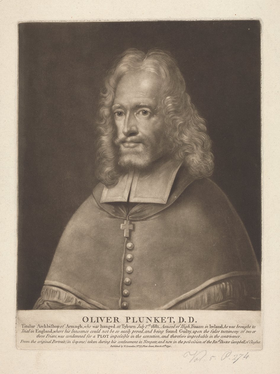 Oliver Plunket de Unknown artist