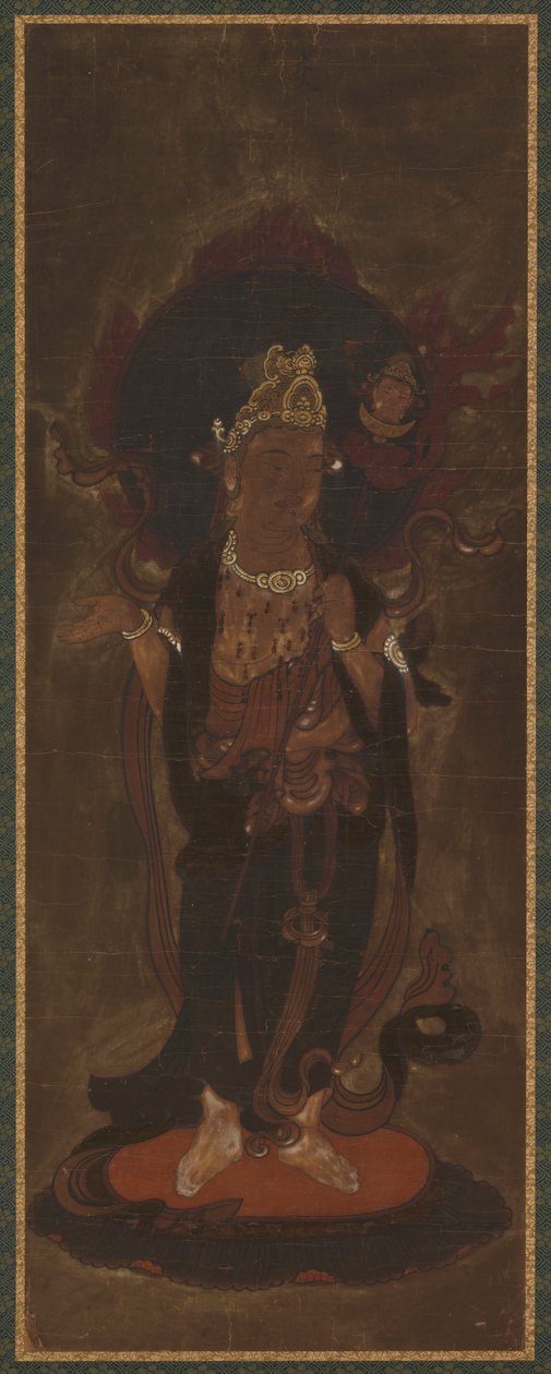 Um dos doze deva: Emma-ten (<em>Yama</em> ou <em>Suyama-deva</em>?) de Unknown artist
