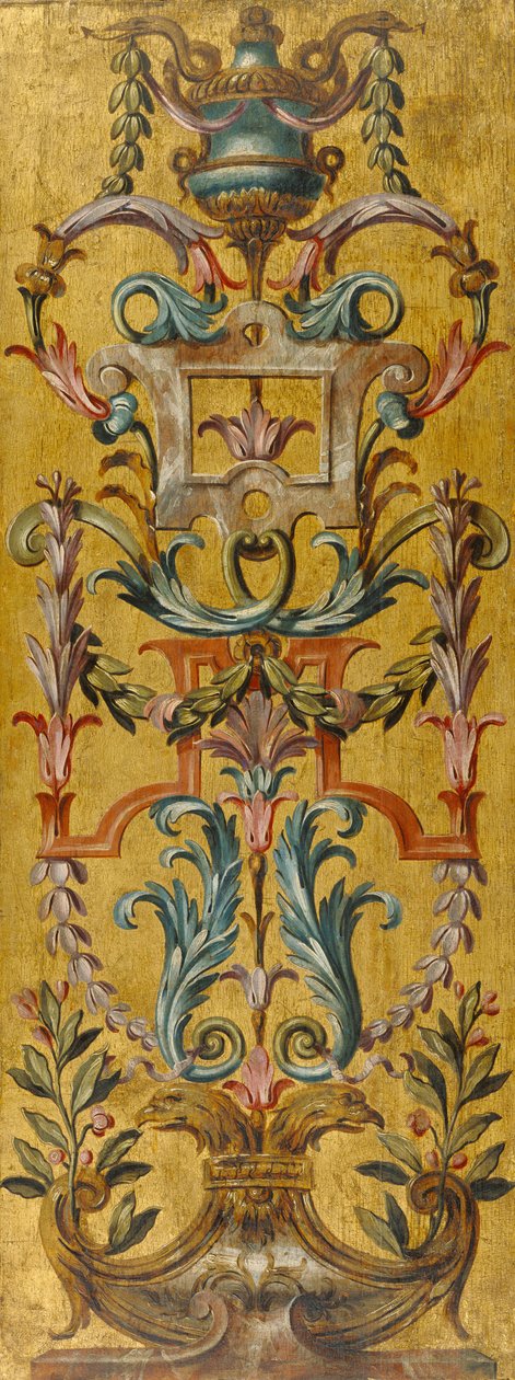 Um painel pintado de Unknown artist