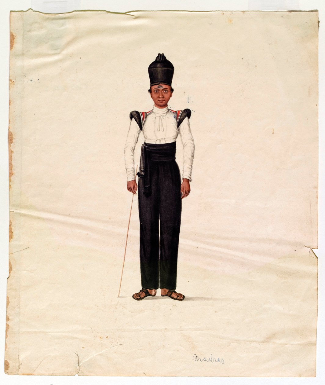 Rapaz ordeiro, Exército de Madras de Unknown artist