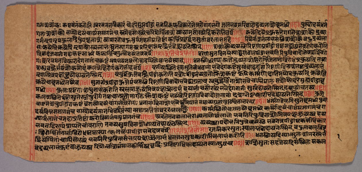 Página de um Manuscrito Jaina de Unknown artist