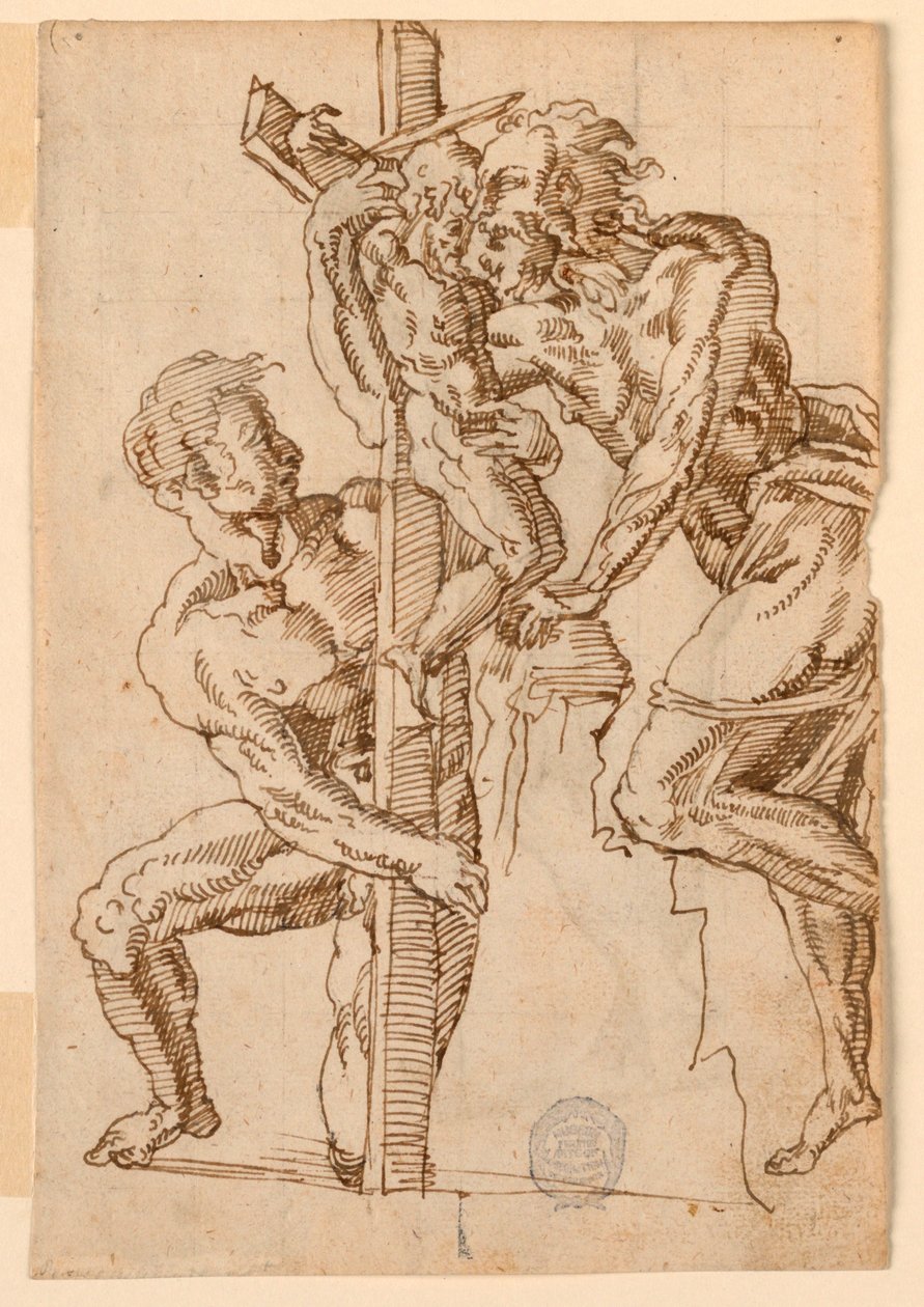 Página de um livro de desenho de Unknown artist