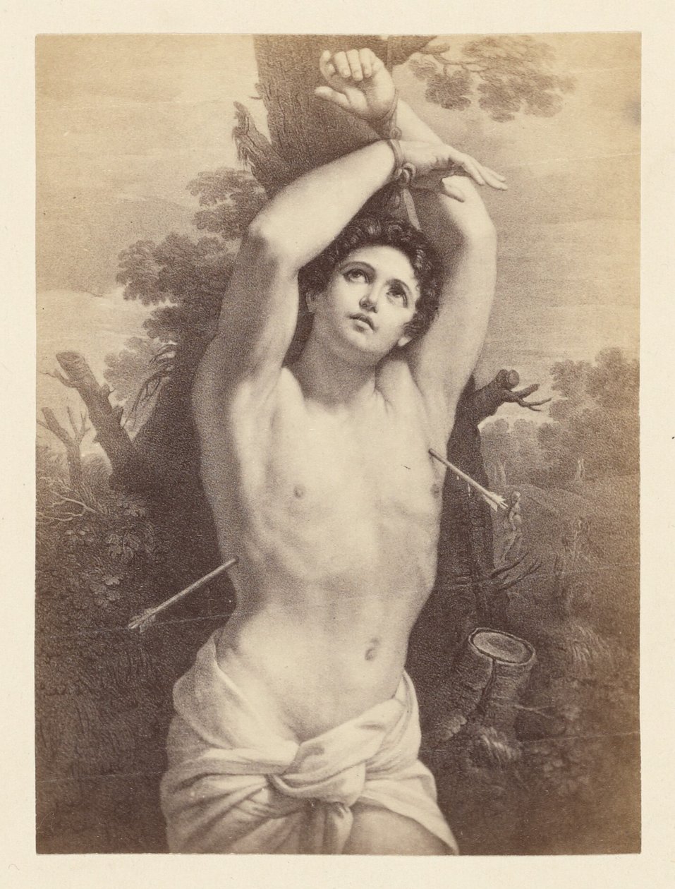 [Pintura representando o martírio de São Sebastião]. de Unknown artist