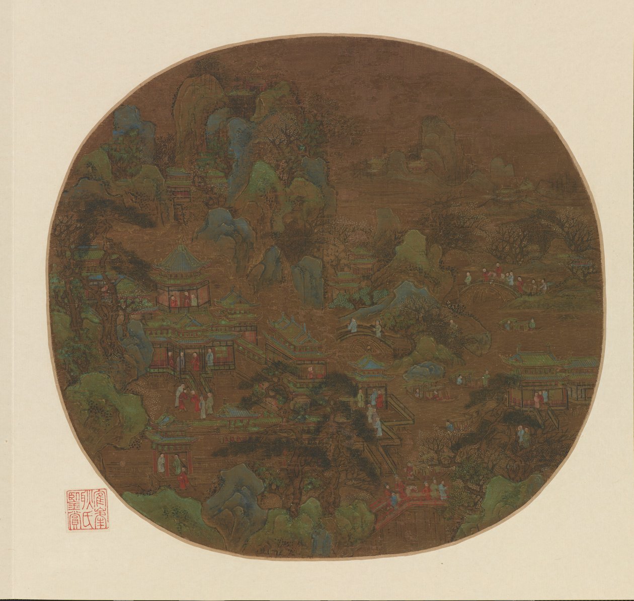 Palácio e jardins de Unknown artist