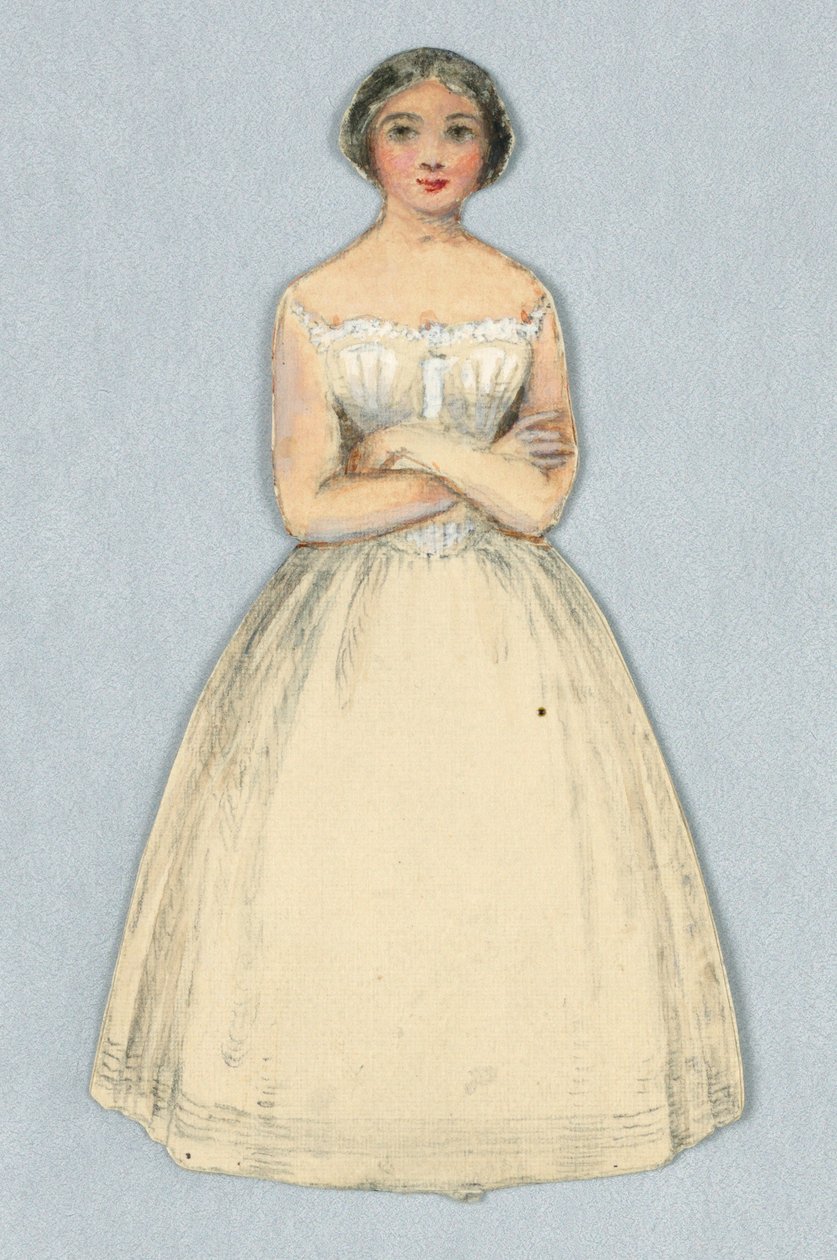Boneca de papel em anáguas de Unknown artist
