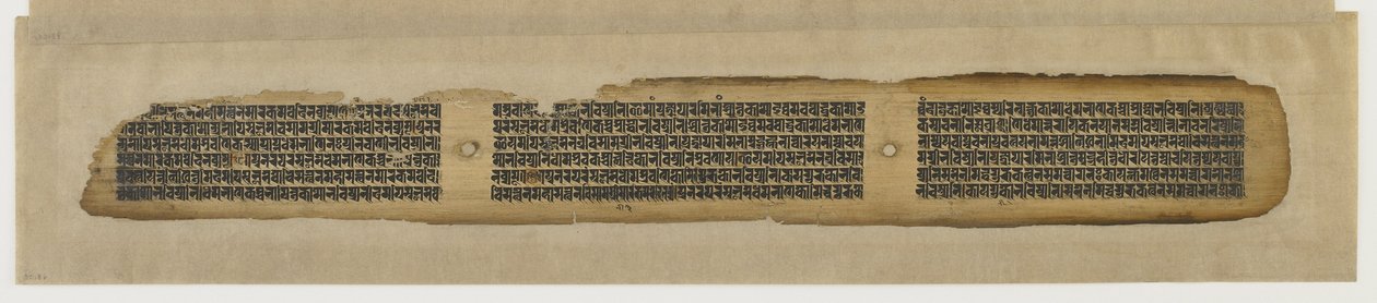 Parinirvana de Buda, de um Manuscrito Prajnaparamita de Unknown artist
