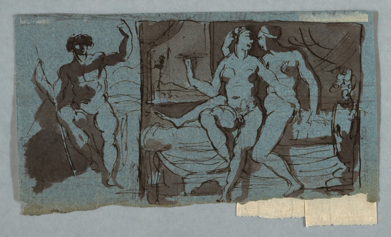 Paris, Zeus visitando Calisto de Unknown artist