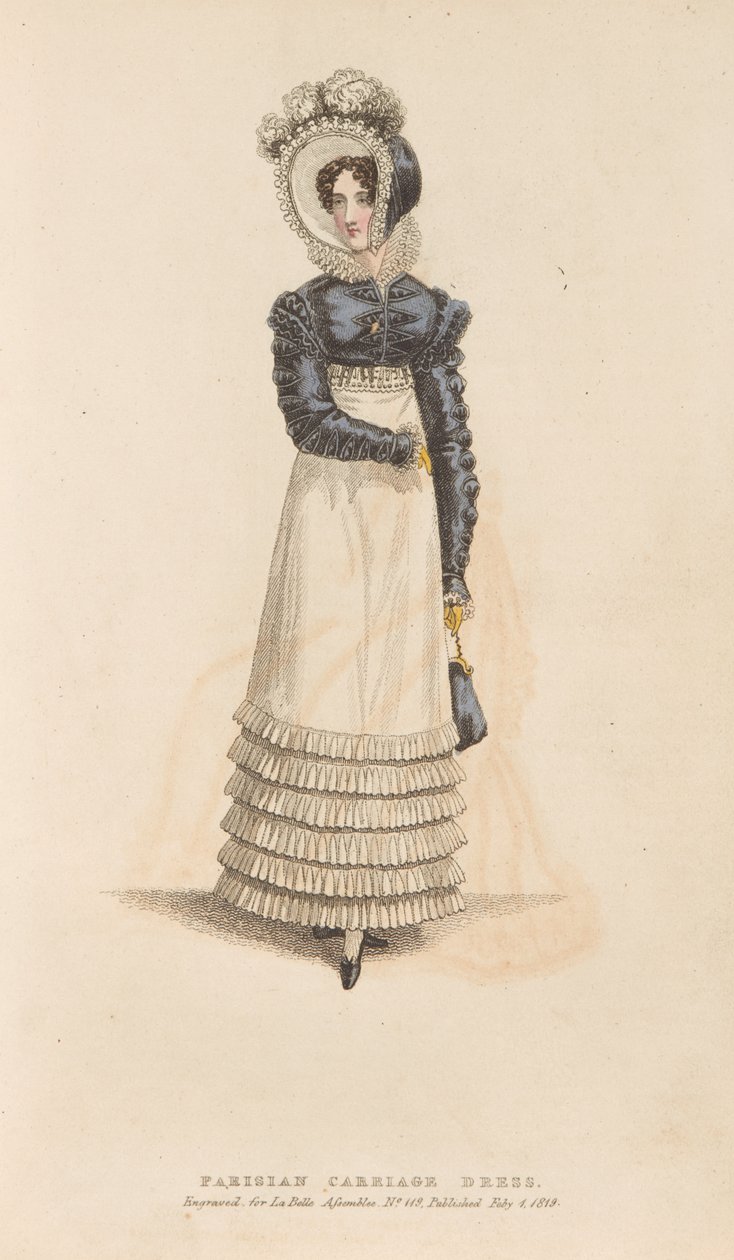 Vestido de Carruagem Parisiense de Unknown artist