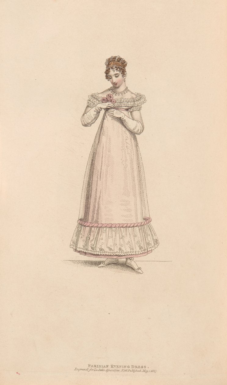 Vestido de noite parisiense de Unknown artist