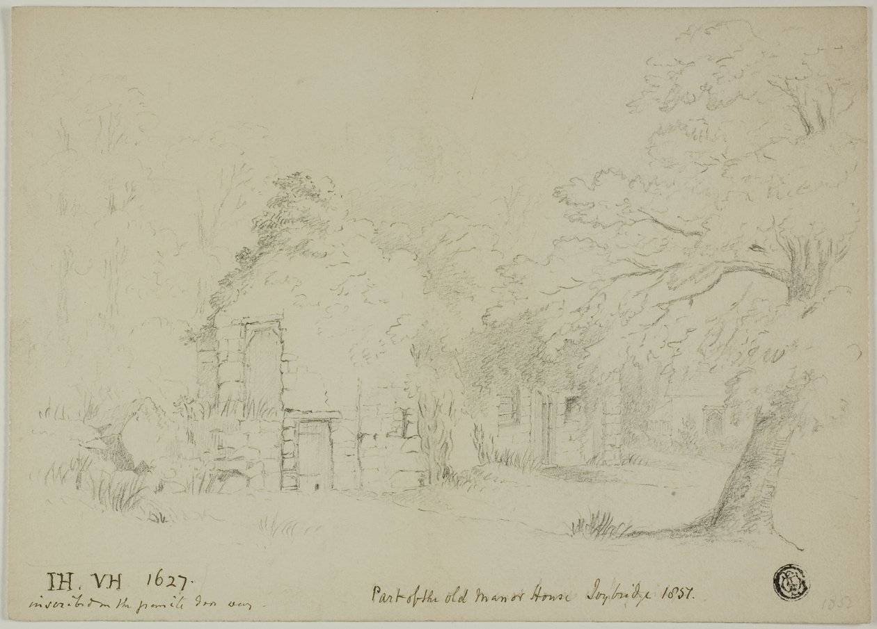 Parte da antiga mansão, Toybridge de Unknown artist