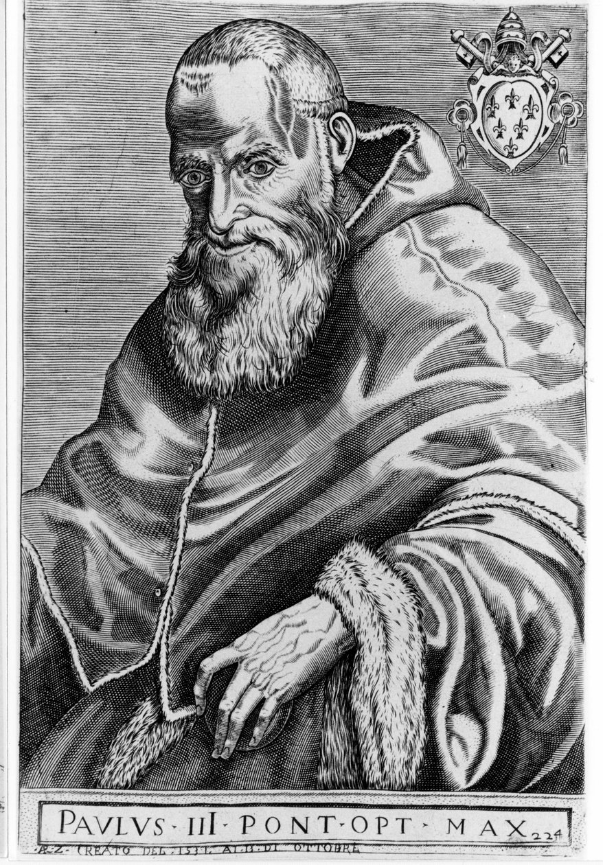 Paulo III (1468 - 1549). de Unknown artist