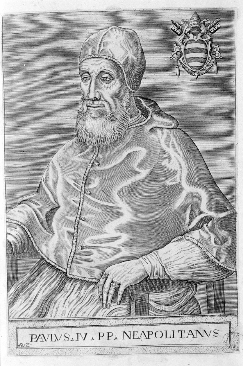 Paulo IV (1476 - 1559). de Unknown artist