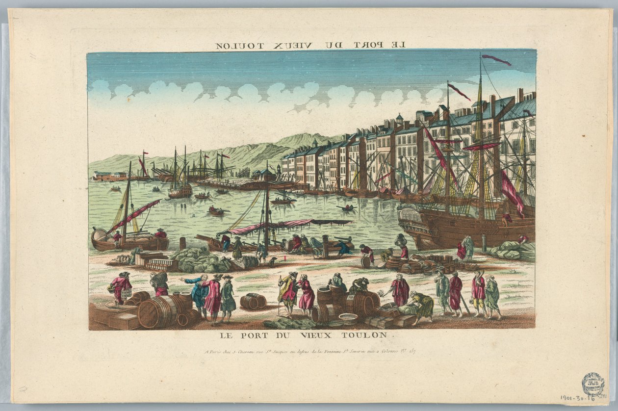 Peep-show, o porto da velha Toulon de Unknown artist
