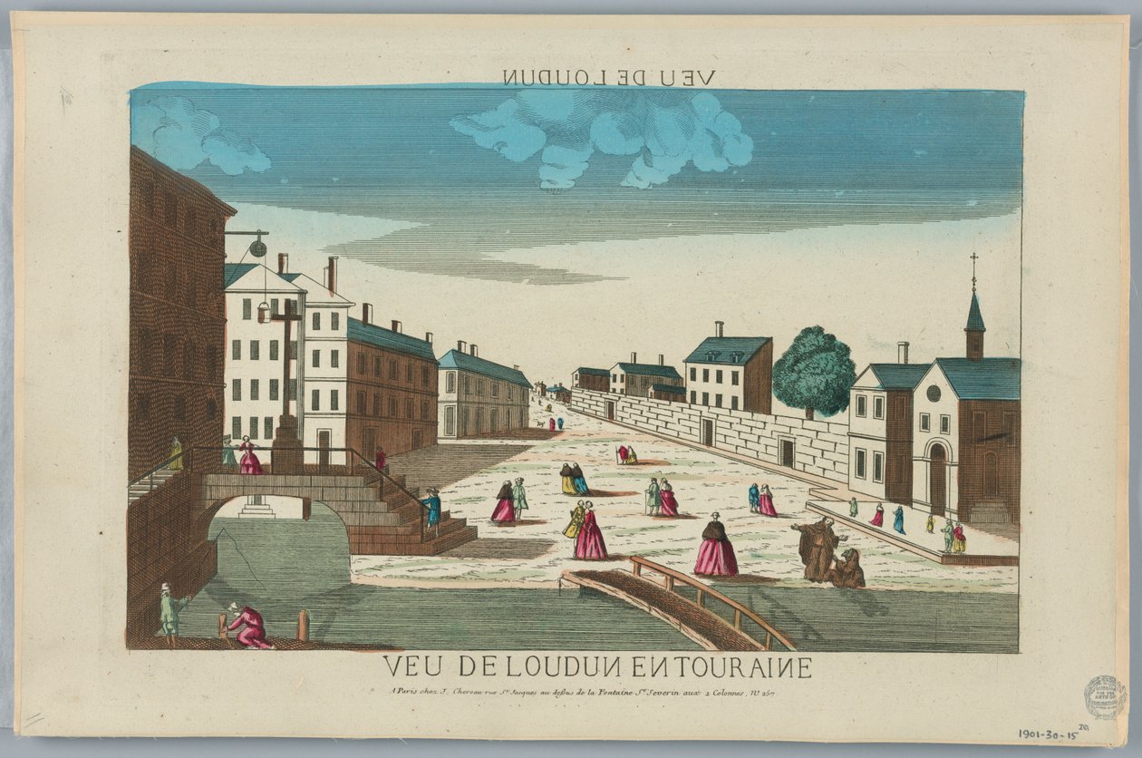 Peep-show, Veu de Londun em Touraine de Unknown artist