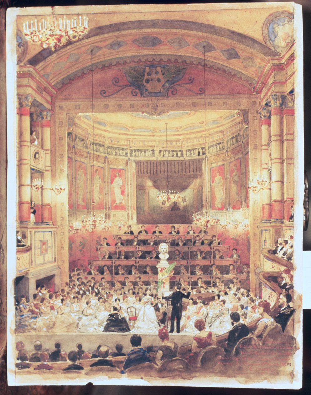 Interpretação da Paixão de Bach, no Antigo Conservatório de Unknown artist