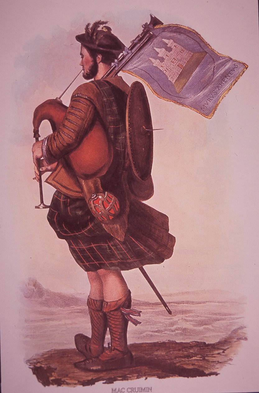 Piper do Clã MacCriumin de Unknown artist