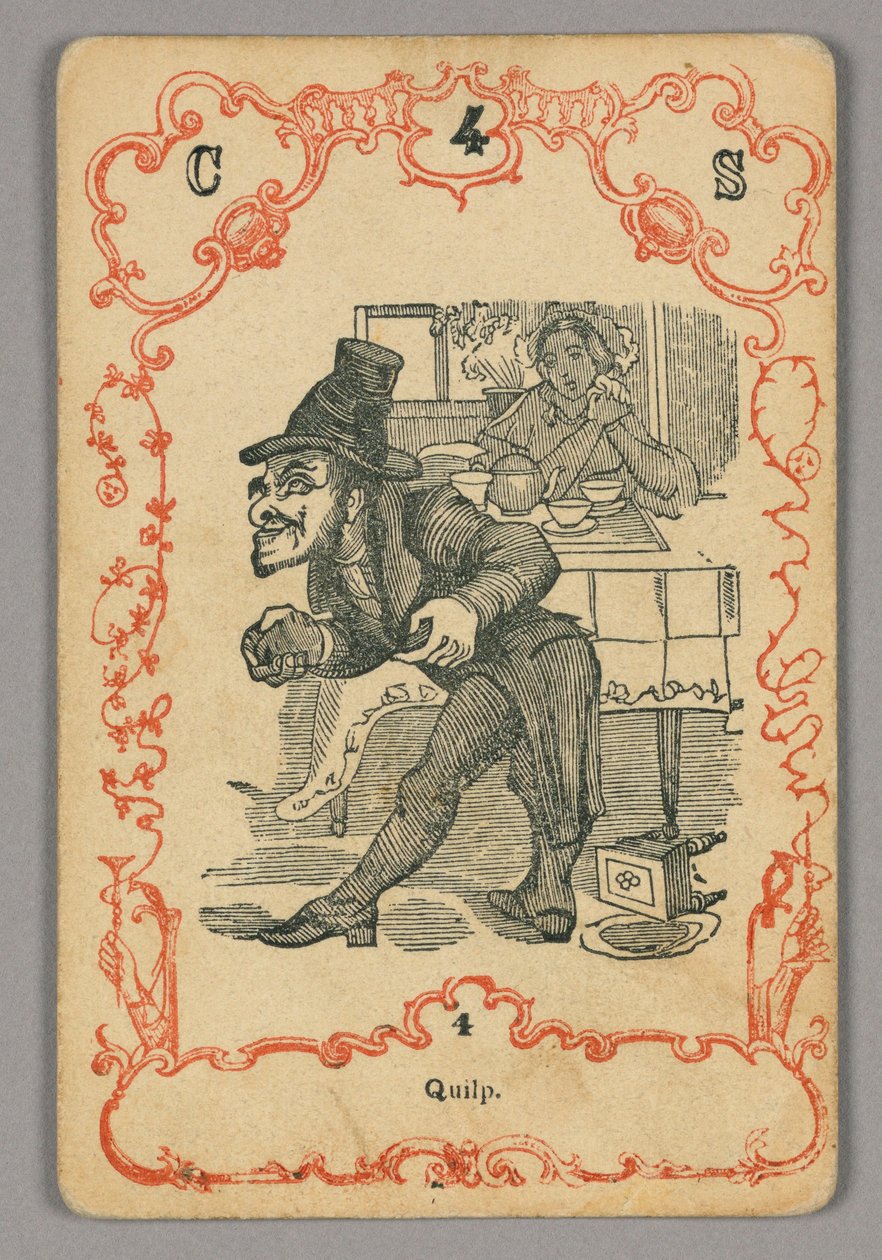 Cartão de jogo de Unknown artist