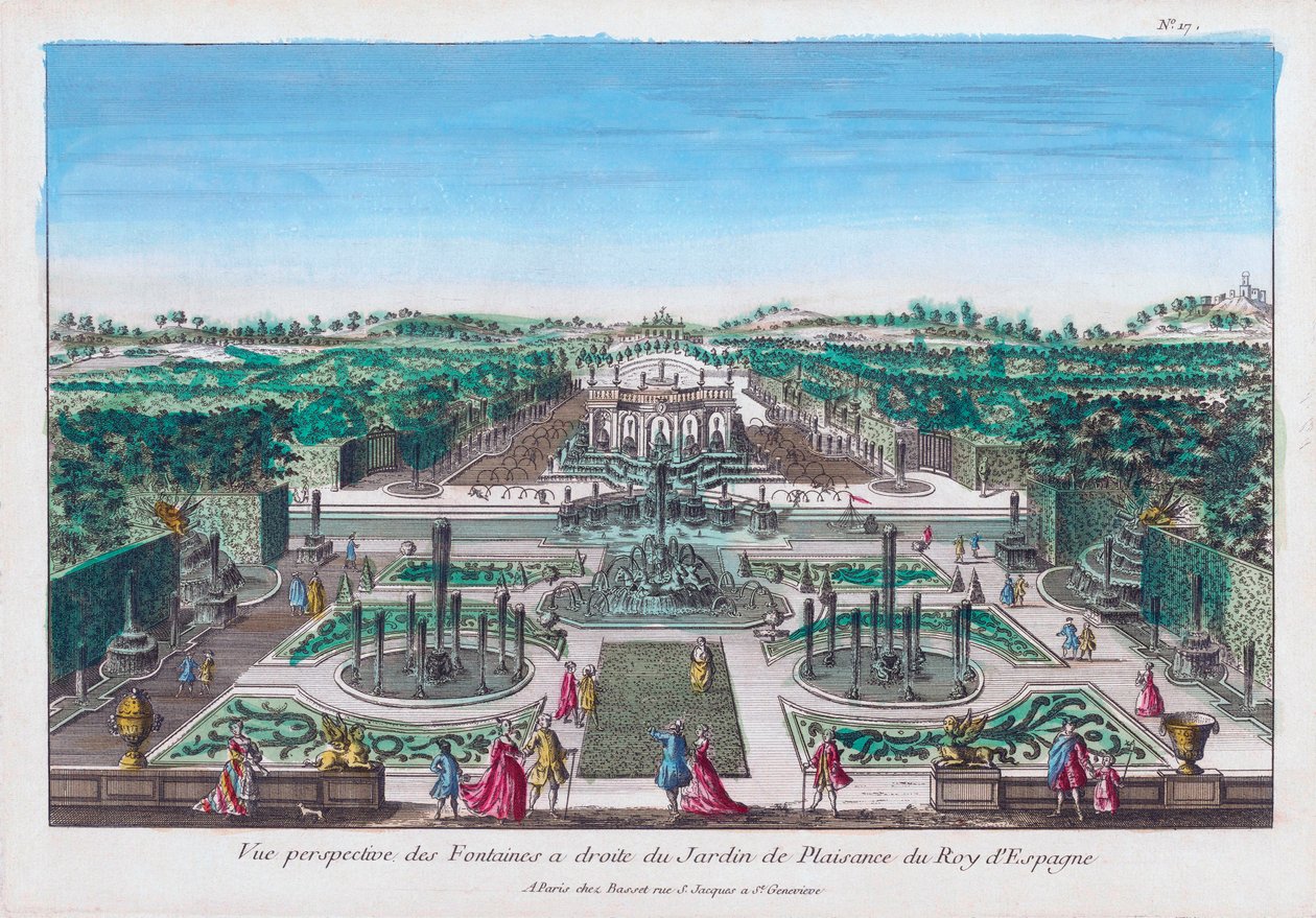 Jardins de prazer do Rei de Espanha de Unknown artist