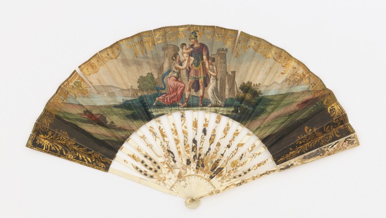 Ventilador plissado de Unknown artist