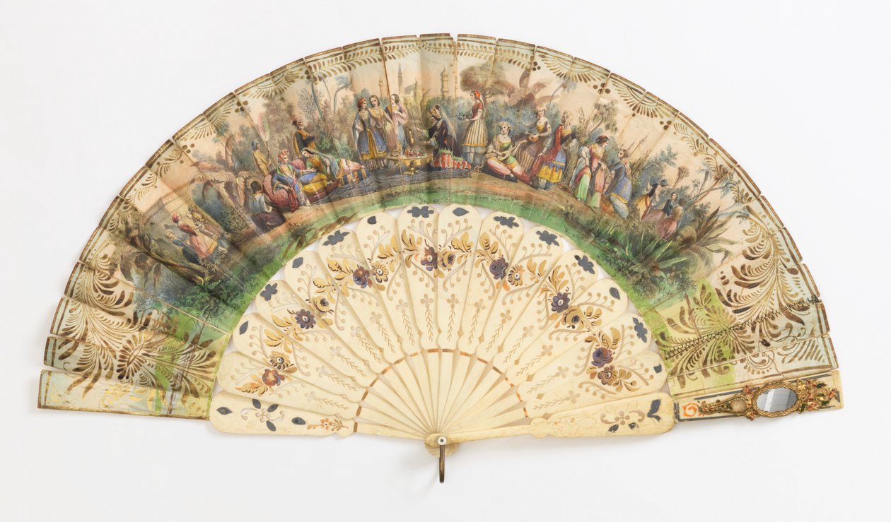 Ventilador plissado de Unknown artist
