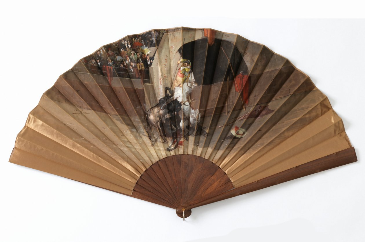 Ventilador plissado de Unknown artist