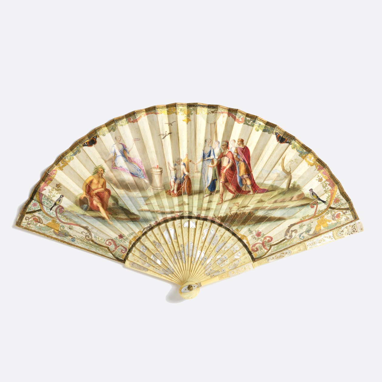 Ventilador plissado de Unknown artist