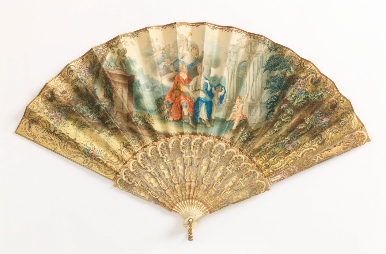 Ventilador plissado de Unknown artist