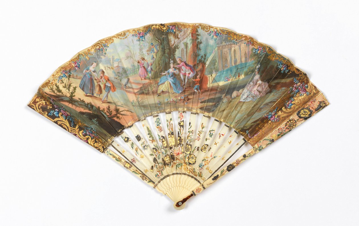 Ventilador plissado de Unknown artist