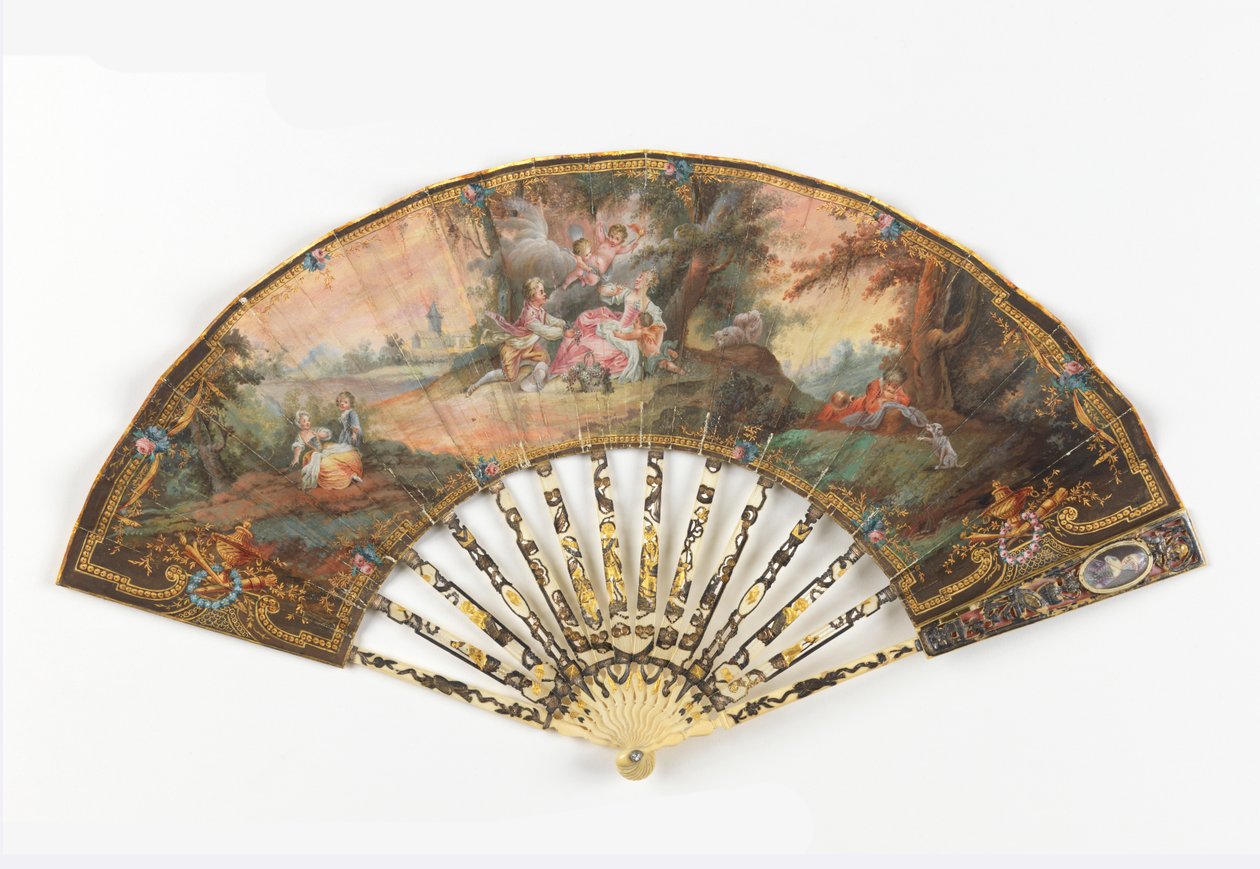 Ventilador plissado de Unknown artist