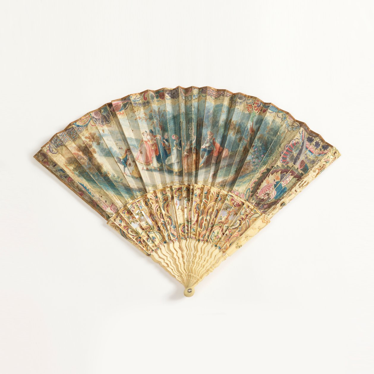 Ventilador plissado de Unknown artist