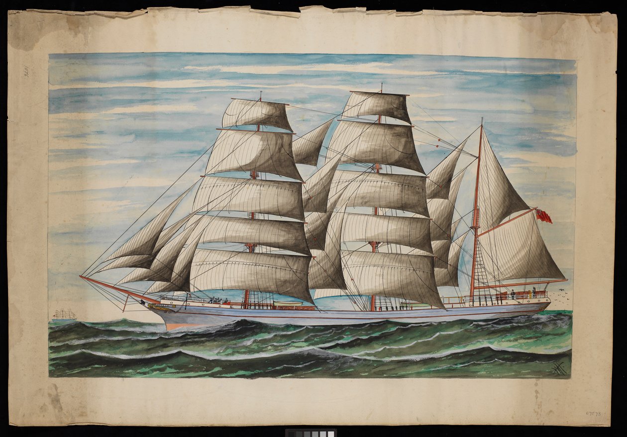 Polinésia 1876 (guache e aguarela) de Unknown artist