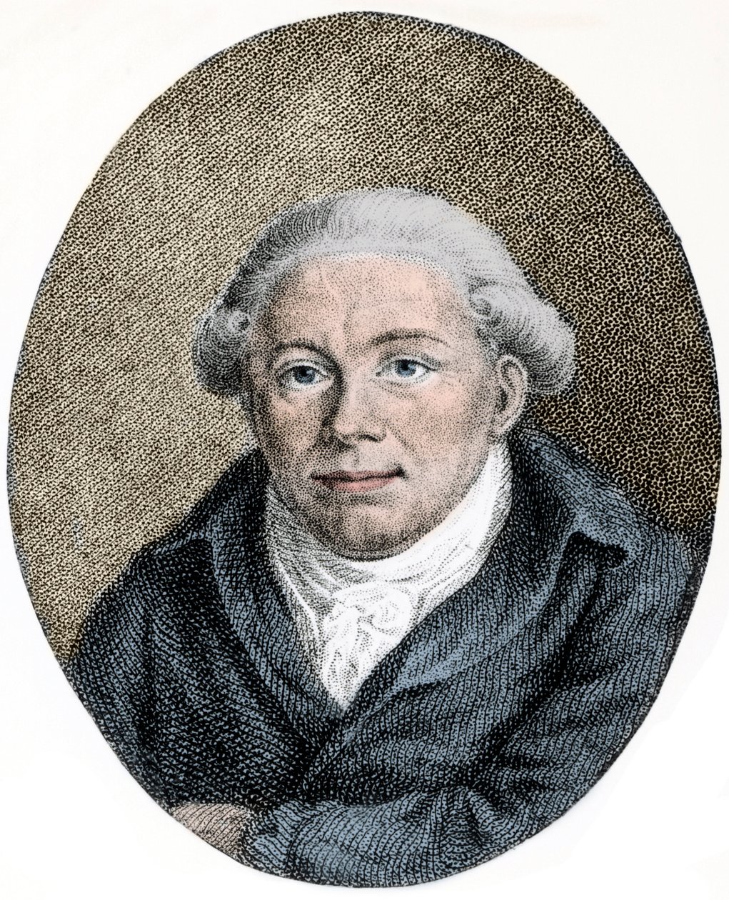 Retrato Georg Christoph Lichtenberg (1742-1799) cientista alemão, satirista e anglófilo - gravura - de Unknown artist