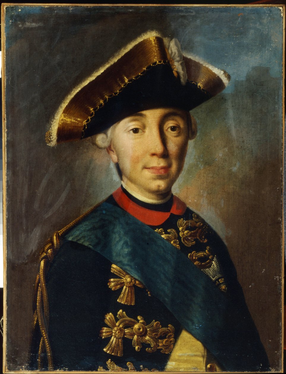 Retrato do Czar Pedro III da Rússia (1728-1762) (Retrato do Czar Pedro II da Rússia). Peter II Fyodorovich, também conhecido como Charles Peter Ulrich, Duque de Holstein Gottorp, o primeiro governante do ramo de Holstein Gottorp, que mais tarde tomou o nom de Unknown artist
