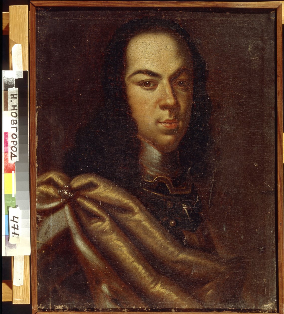 "Retrato do Czarevich ou do Grão-Duque Alexis Petrovich Romanov da Rússia (1690-1718) Pintura anónima do século XVIII - Museu Estatal de Arte, Nizhny Novgorod de Unknown artist
