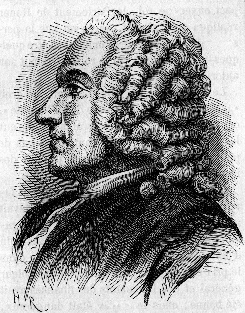 Retrato de Abbe Terray (Terray) estadista francês, Controller General of Finance (1715-1778). de Unknown artist