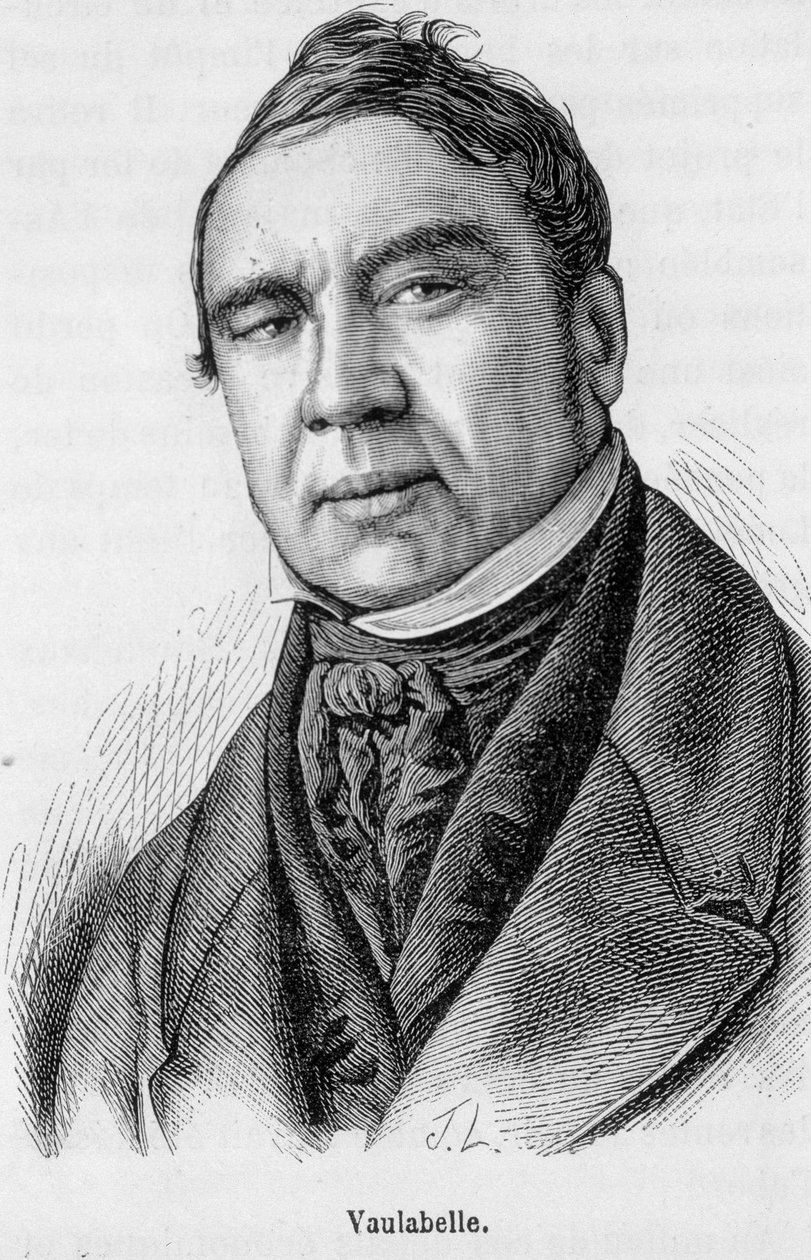 Retrato de Achille Tenaille de Vaulabelle (1799-1879), ministro francês da Educação Nacional. de Unknown artist