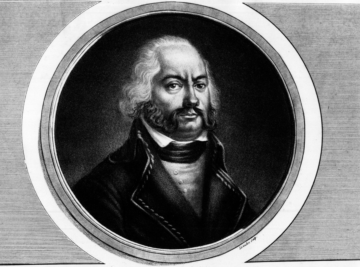 Retrato de Adam Philippe, Conde de Custine (1740 - 1793), general francês. Gravura em "Coleção completa de pinturas históricas da revolução francesa, em três volumes". 1804. de Unknown artist