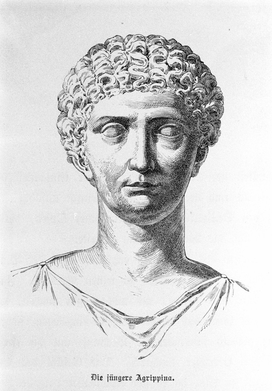 Retrato de Agrippine, o Jovem (16 - 59). de Unknown artist